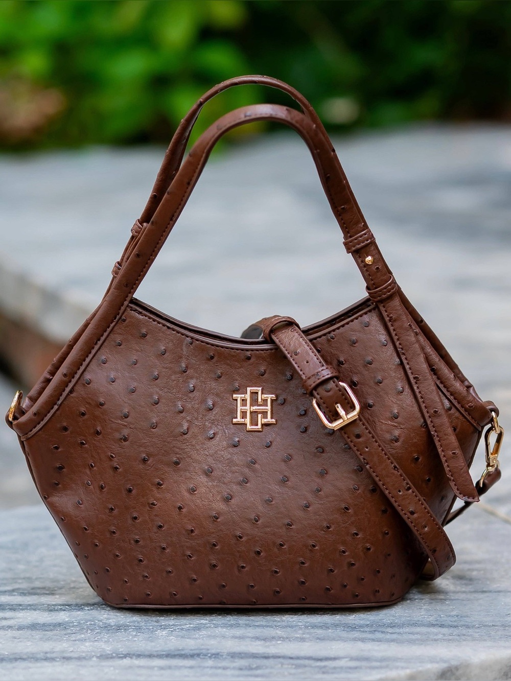 Caroline Hill Pierce Chocolate EO Mini Tote